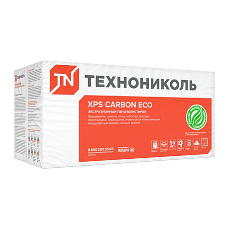 Пенополистирол экструд. Технониколь XPS Carbon Eco 1180х580х50 мм, 8 шт