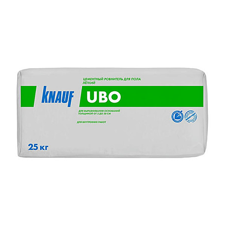 Стяжка Knauf Ubo цементная легкая, 25 кг