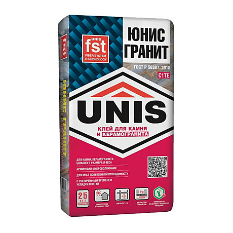 Клей для плитки Unis Гранит (25 кг)