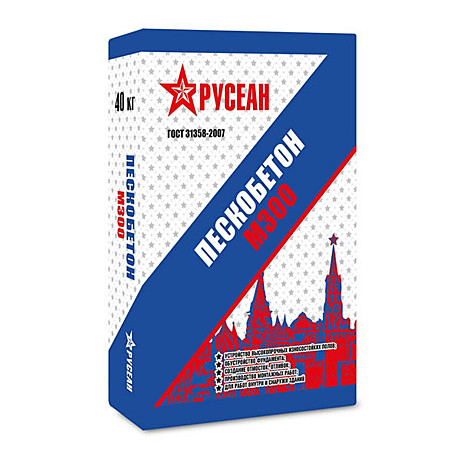 Пескобетон Русеан М-300, 40 кг