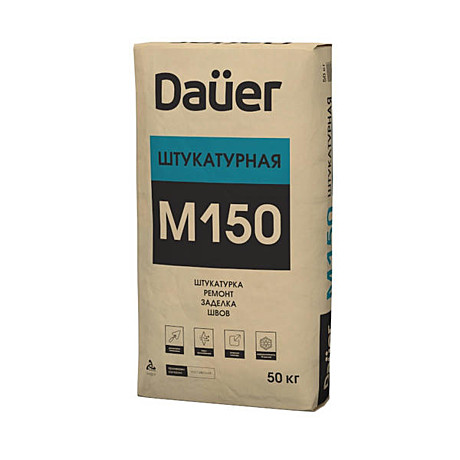 Смесь сухая штукатурная Dauer М-150, 50 кг