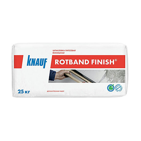 Шпаклевка гипсовая финишная Knauf Rotband Finish, 25 кг