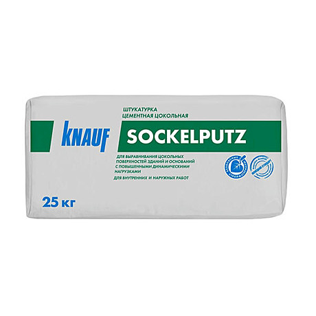 Штукатурка цокольная Knauf Sockelputz УП-310, 25 кг