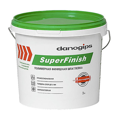 Шпаклевка Danogips SuperFinish готовая (5 кг)